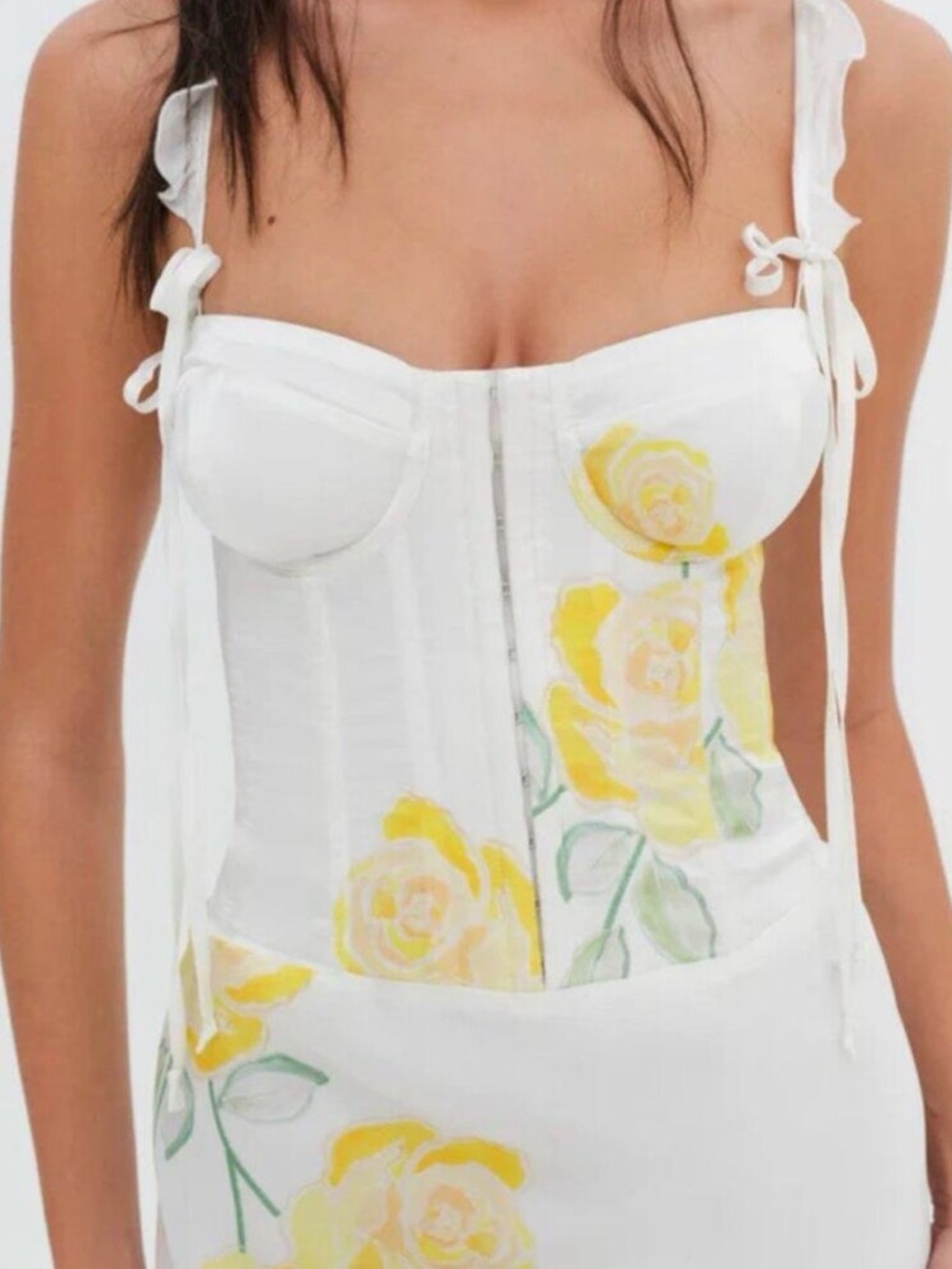 For Love and Lemons Millie Corset Maxi Dress Size Large - Picture 3 of 12